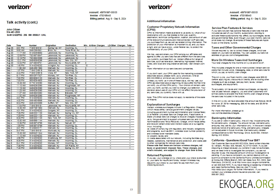 USA New Jersey Verizon utility 13 14 scr